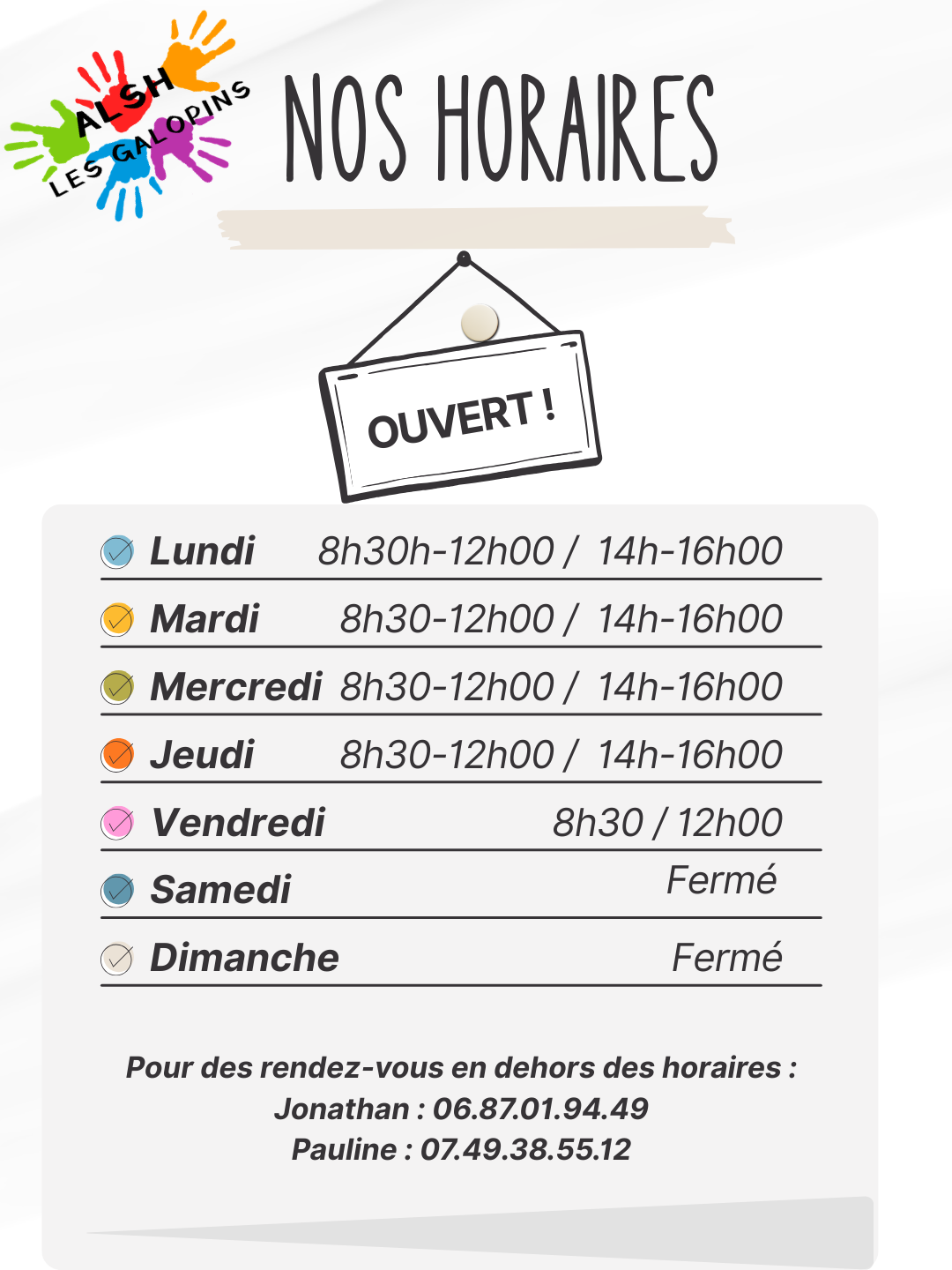 horaires